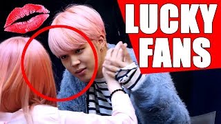 👄 BTS LUCKY FANS  BANGTAN BOYS FAN MEETING ❤ [upl. by Berwick]