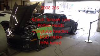 HorsePowerAddicts 2008 Z06 Torquer 110 dyno [upl. by Anabal796]