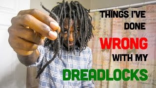 40  Locs Mistakes Ive Made w My Locs  Combining Locs cedlocks [upl. by Ecirad123]