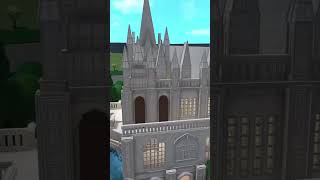 1 MILLION CASTLE IN BLOXBURG🤑 bloxburg roblox castle shorts [upl. by Onej]