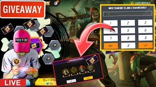 B OOYAH PASS GIVEAWAY  LIVE TEAM CODE GIVEAWAY  DINEX G LIVE GIVEWAY DAY 20 [upl. by Emmalyn241]