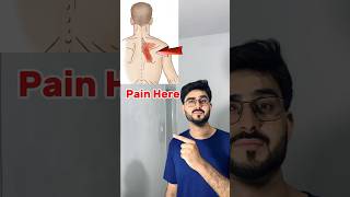 Rhomboid pain relief with this stretch ✅rhomboid rhomboids rhomboidstretch pain stretching [upl. by Ameen]