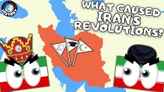 What Caused the Iranian Revolution  Irans Revolutions Explained [upl. by Anialed105]