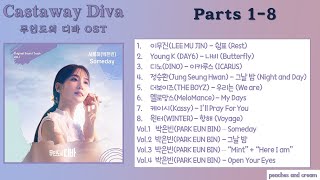 Castaway Diva OST Full Playlist  무인도의 디바 OST Parts 1  8 [upl. by Nwaf]