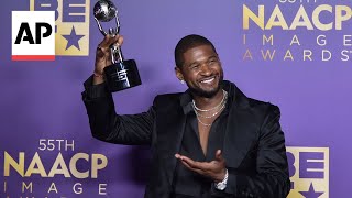 Usher Fantasia Barrino ‘Color Purple’ honored at NAACP Image Awards [upl. by Frodeen]