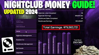 UPDATED 2024 GTA Online NIGHTCLUB Money Guide  Easiest Way To Make MILLIONS [upl. by Strauss]