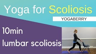 Lumbar scoliosis exercises to balance hips and psoas [upl. by Benjamen204]