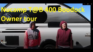 NUCAMP TAG 400 Boondock Owner Tour TB Teardrop Trailer RV [upl. by Vala]