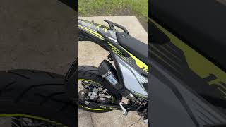 Mondial smx 125 leovince beautiful sound 🔥 bike sound burnout [upl. by Eerej]