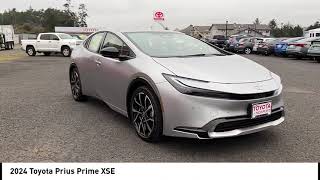 2024 Toyota Prius Prime New Cutting Edge Black and Red SofTex NEWPORT OREGON PREOWNED TOYOTA NEW P [upl. by Anastatius56]