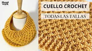 Cuello tejido a crochet en todas las tallas [upl. by Ozzie]