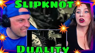 First Time Hearing Duality by Slipknot OFFICIAL VIDEO HD THE WOLF HUNTERZ REACTIONS [upl. by Marih]