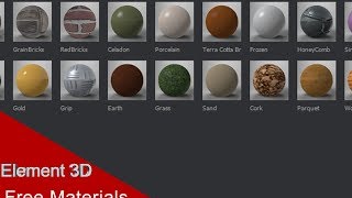 Free Element 3D Materials [upl. by Udelle]