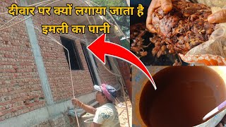 पलस्टर करने से पहले हमें दीवार पर इमली का पानी क्यों लगाना चाहिए Reason of Eflorescence amp treatment [upl. by Incrocci856]