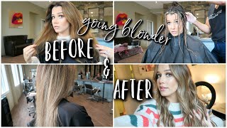 GOING BLONDER  HAIR SESSION 2 [upl. by Misab]