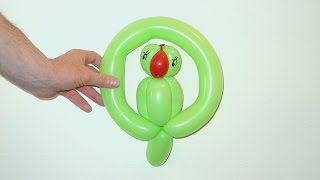 How to make balloon parrot [upl. by Novart]