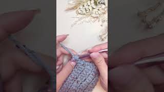 Crochet Tutorial Creative Crochet Ribbing Tutorial  Knit Effect Pattern Tips shorts [upl. by Rehpotsirk]