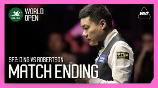 SF2 Ding vs Robertson MATCH ENDING 😅  World Open 2024 [upl. by Bouley312]