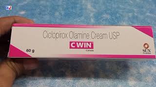 C win Cream  Ciclopirox olamine cream  Cwin Cream use side effects benefit Review Hindi  C win [upl. by Melnick205]