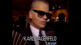 Karl Lagerfeld feature 1993 Fashion TV [upl. by Welford]