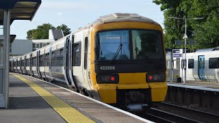 Class 465 465909 Sevenoaks  London Charing Cross Audio Only [upl. by Giule]