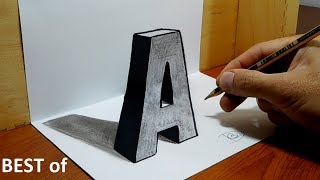 Trick Art How to Draw 3D  Best of [upl. by Kirsten310]