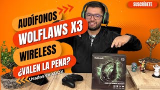 Audífonos WolfLaws X3 🎧 ¿Los mejores para jugar en XBOX [upl. by Asirret706]