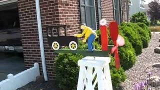 man cranking car whirligig video 1wmv [upl. by Bocoj]