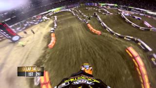 GoPro HD Jason Anderson Main Event 2014 Monster Energy Supercross from Oakland [upl. by Netsua]