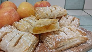 Fagottini golosi con mele 🍎e confettura di albicocche  Ricetta Facile e Veloce [upl. by Parks]