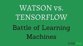 Image Classification  Tensorflow vs Watson Machine Learning [upl. by Aloz]