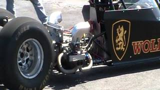 Nitro powered Flat 4 VW dragster [upl. by Elleunamme]