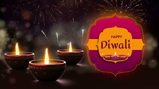 Happy Diwali Wishes Greeting Animated Video  4K  FREE TO USE [upl. by Santa]