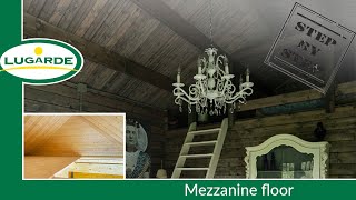 Build a log cabin Mezzanine floor  Lugarde [upl. by Stock]