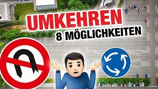 Grundfahraufgabe PKW 8 Möglichkeiten zum Umkehren 🤔  Fischer Academy [upl. by Masera]