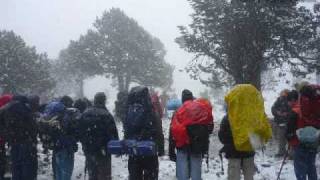 Nieve en el volcán Tajumulco [upl. by Karylin]