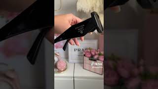 Prada sunglasses unboxing youtubeshorts aliexpress prada fyp trending fashion sunglasses [upl. by Annahvas]