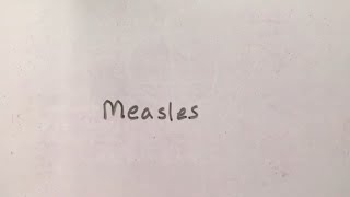 Measles Rubeola lecture notes [upl. by Everrs]