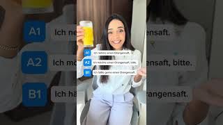 🍊nen OSaft bitte 🤌🏼 alltagsdeutsch  A1 A2 B1 B2 C1 تعلّم اللغة الألمانية [upl. by Abram]