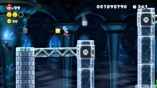 New Super Mario Bros U Playthrough Part 8  Frosted Glacier Part 2 of 2 [upl. by Joby905]