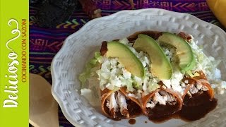 Enchiladas de Pollo Mexicanas  Mexican Enchiladas [upl. by Assirec]