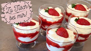 Super schnell gemacht‼️ MacarponeErdbeerDessert 💯🍓🍓 [upl. by Peedsaj203]