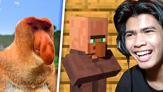 Villager មែនទែន VS ក្នុង Minecraft [upl. by Hendrix648]