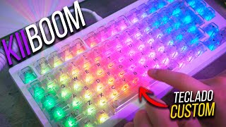 ARMAMOS NUESTRO PRIMER TECLADO CUSTOM 😱​ KIIBOOM MOONSHADOW 81✨​ [upl. by Otte]