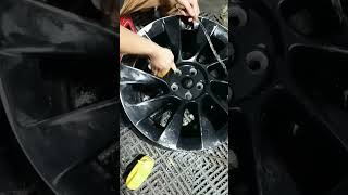 Repair and refurbishment process of damaged wheel [upl. by Chloette]