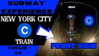 New York City Subway C Lcl Train to Euclid Front View [upl. by Nottarts]