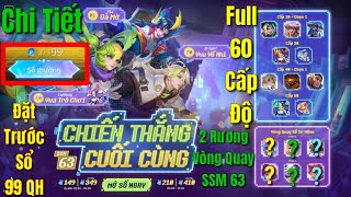 Sổ Sứ Mệnh Mùa 63 Chi Tiết 2 Rương Vòng Quay amp Full 60 Cấp Độ Đặt Trước Sổ Ưu Đãi Chỉ 99 Quân Huy [upl. by Aznaed]