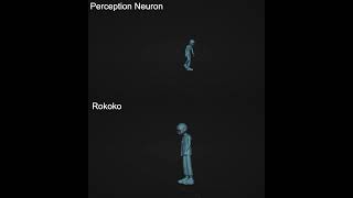 Rokoko smartsuit pro 2 VS Perception neuron [upl. by Varrian563]