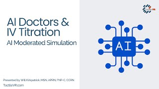 AI Doctors amp IV Titration  Courseta VR Simulations Powered with AI [upl. by Keel]