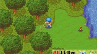 Lets Play Harvest Moon Friends of Mineral Town 40 One Day [upl. by Yelrah612]